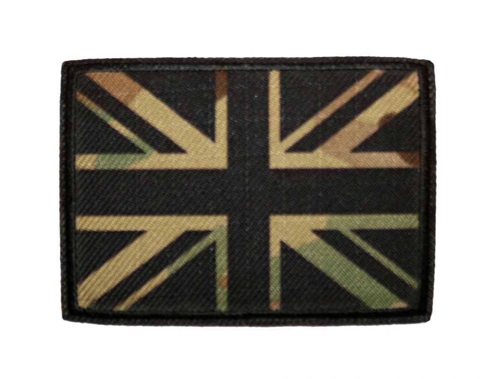 Nášivka vlajka Velká Británie multicam