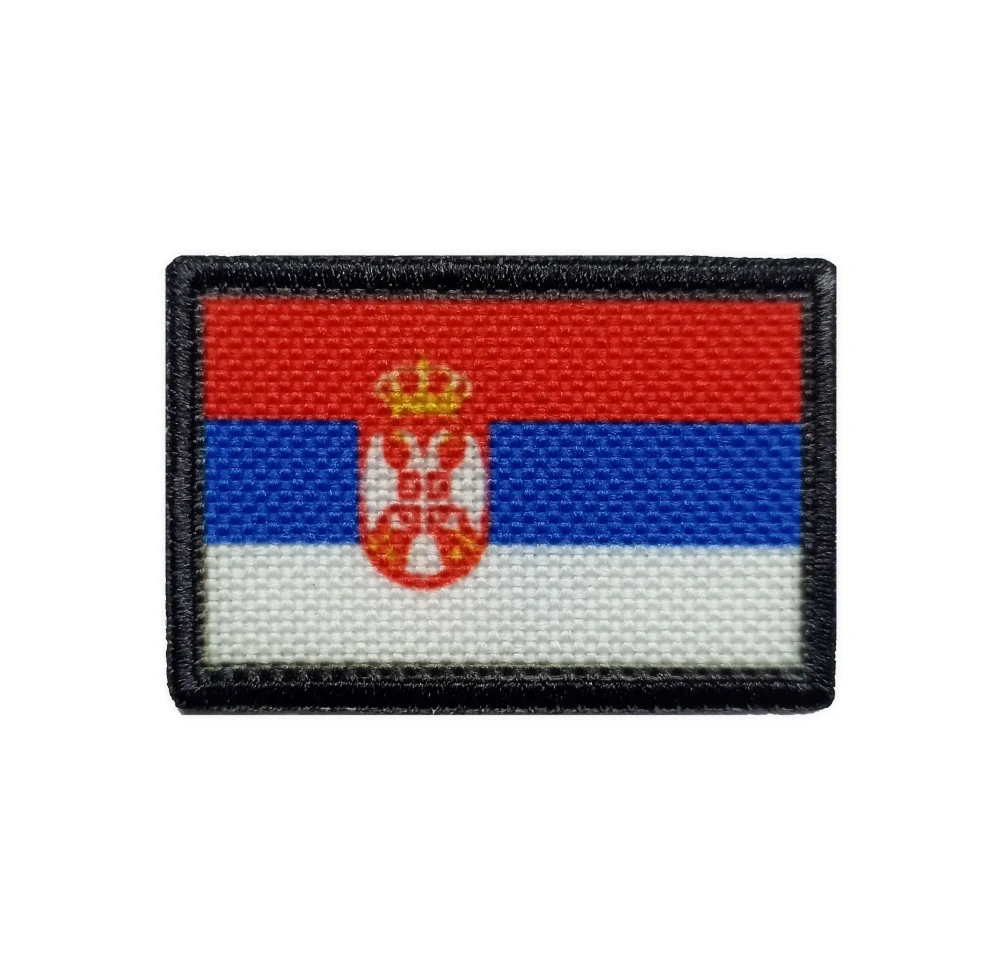 Nášivka vlajka Srbsko mini
