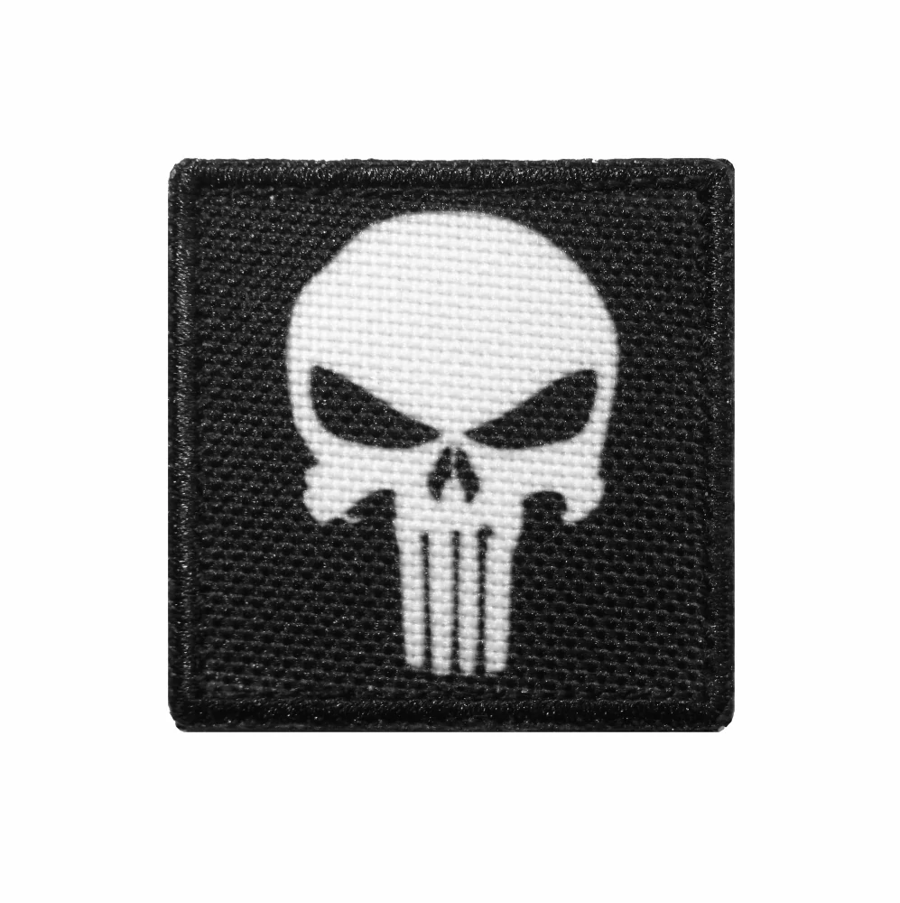 Nášivka mini Punisher černá