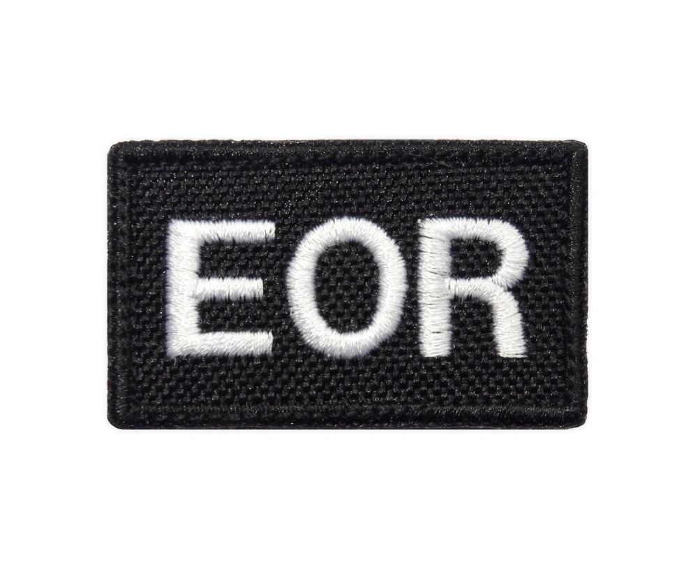 Nášivka mini EOR černá