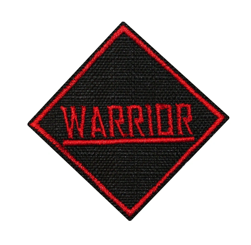 Nášivka malá Warrior černá