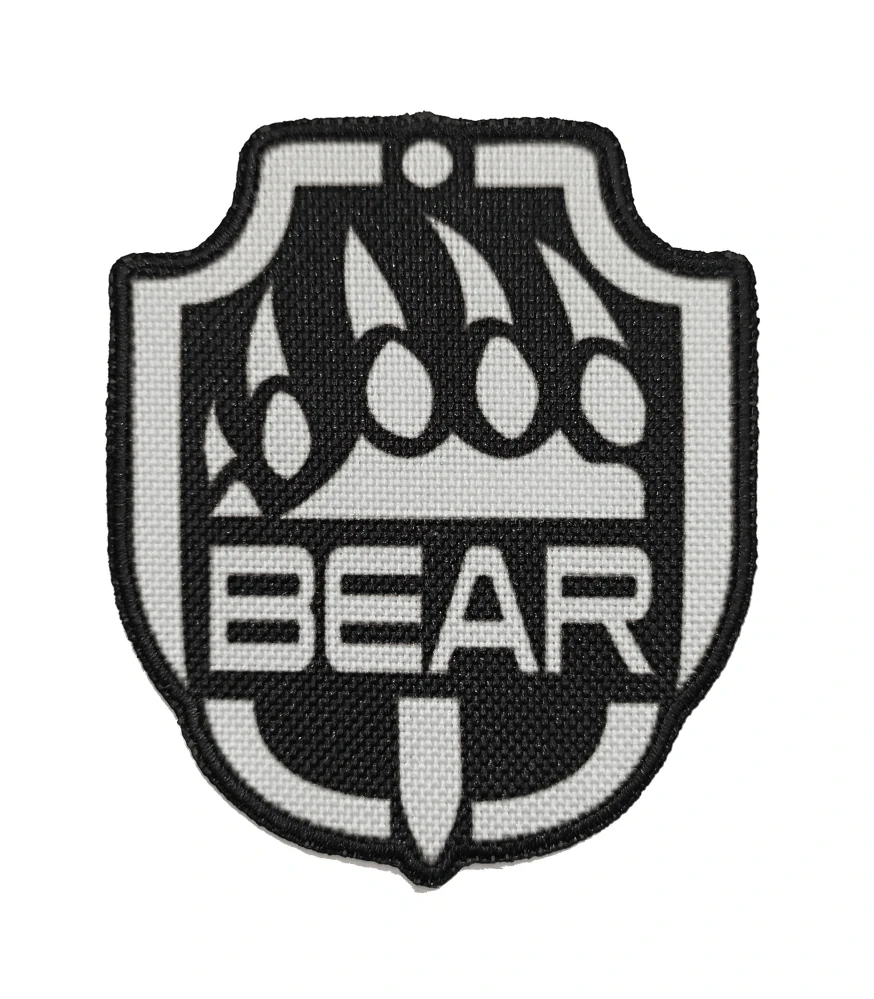 Nášivka erb Escape from Tarkov Bear černá