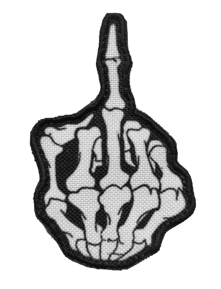 Nášivka Kostlivec Fuck you