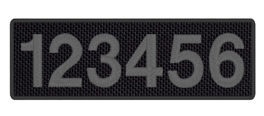 Nášivka OEČ Policie ČR 12 x 4 cm Šedá