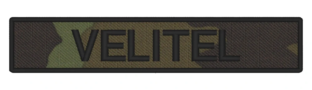 Nášivka VELITEL 13 x 2,5 cm VZ 95