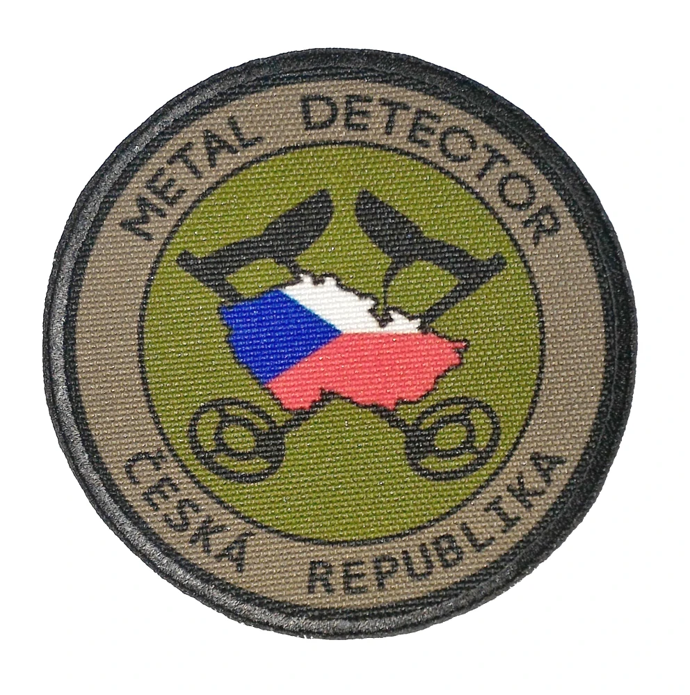 Nášivka METAL DETECTOR ČESKÁ REPUBLIKA