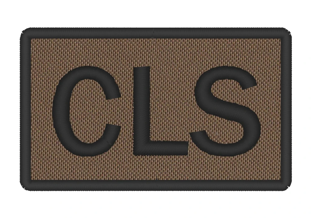 Nášivka CLS 5 x 3 cm coyot