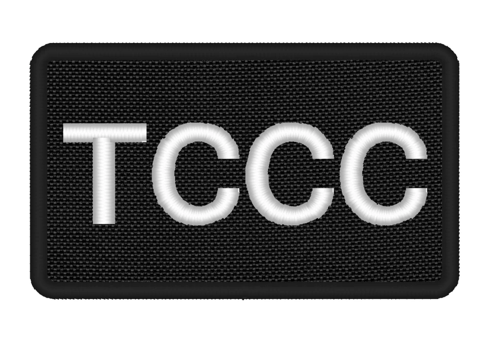 Nášivka TCCC 5 x 3 cm