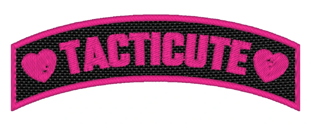 Nášivka TACTICUTE růžová