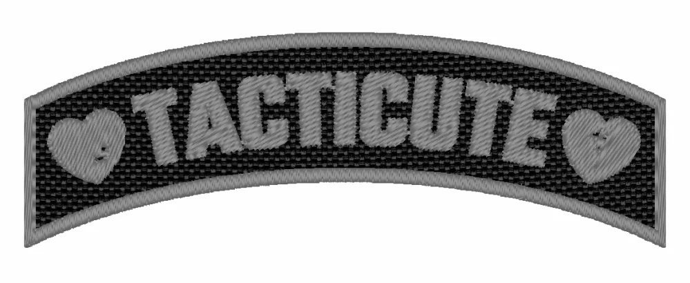 Nášivka TACTICUTE šedá