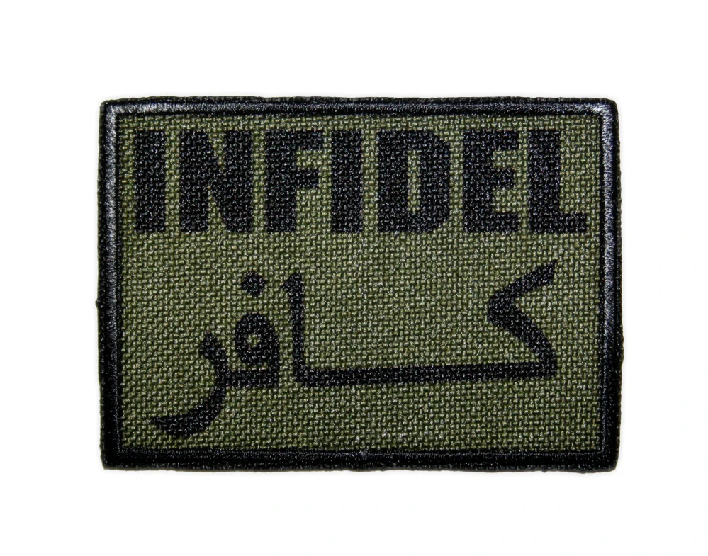 Nášivka INFIDEL 7 x 5 cm oliv green
