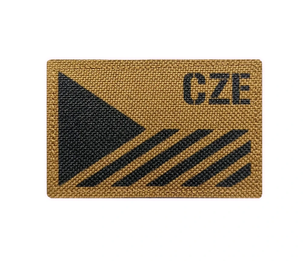 Nášivka bez obšívky vlajka ČR IR CZE coyot