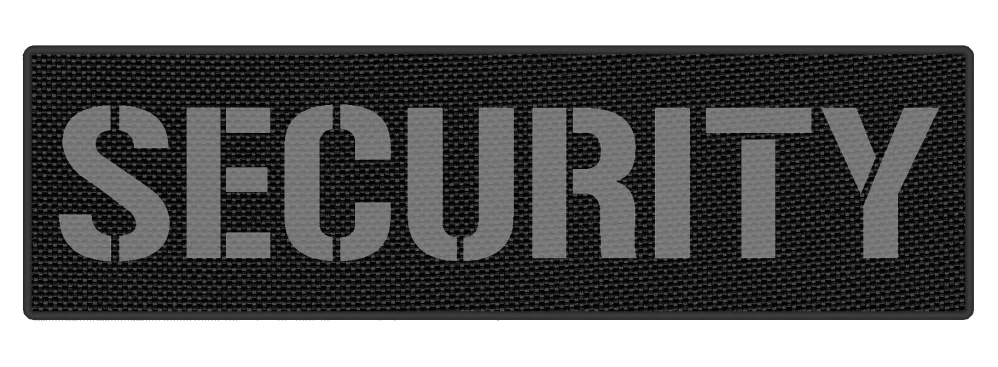 Nášivka SECURITY 26 x 7,5 cm Žlutý text