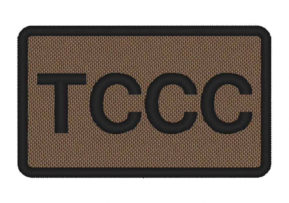 Nášivka TCCC 5 x 3 cm