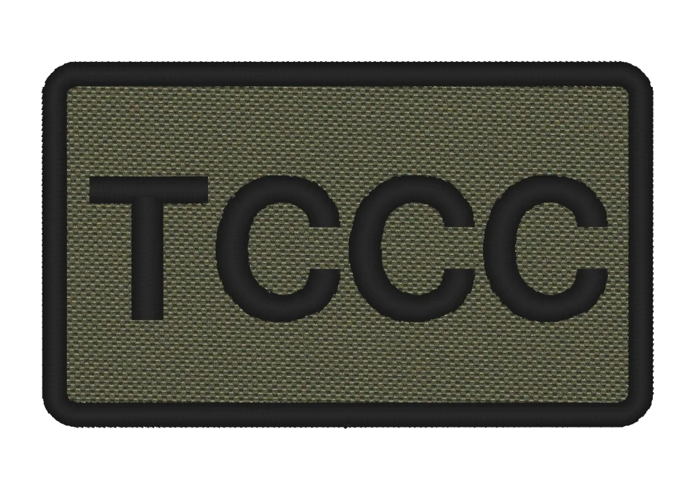 Nášivka TCCC 5 x 3 cm