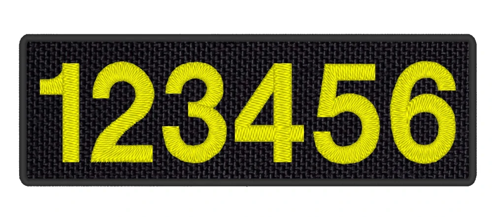 Nášivka OEČ Policie ČR 12 x 4 cm Žlutá