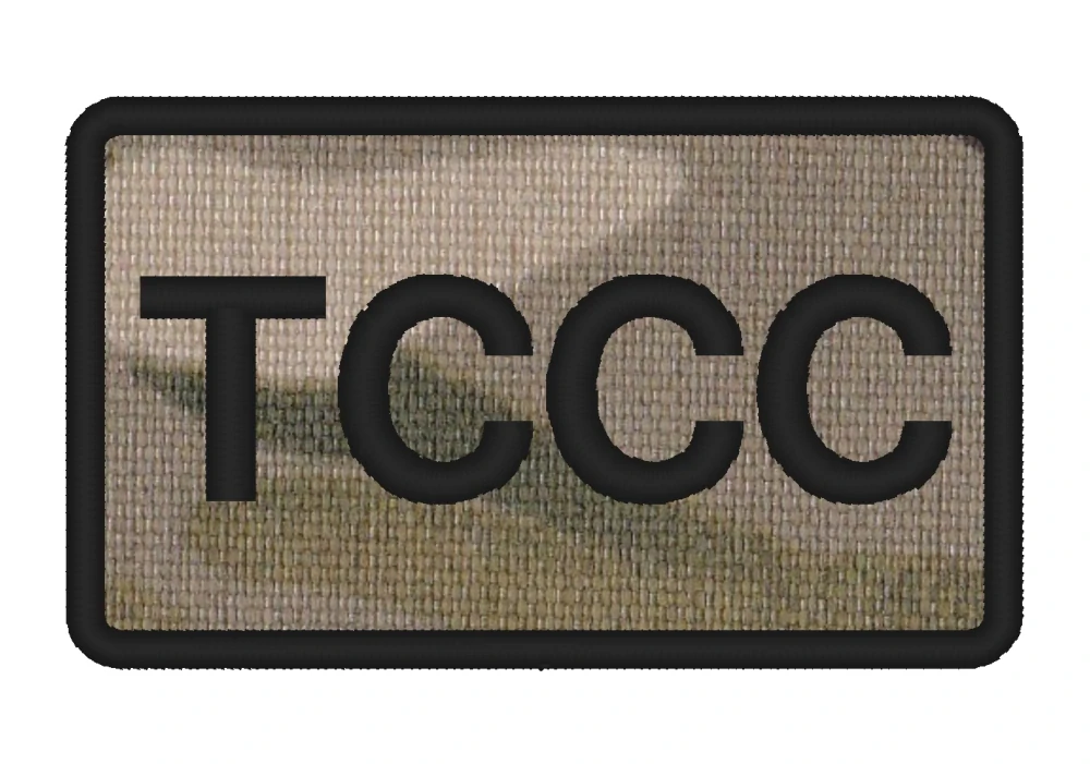 Nášivka TCCC 5 x 3 cm