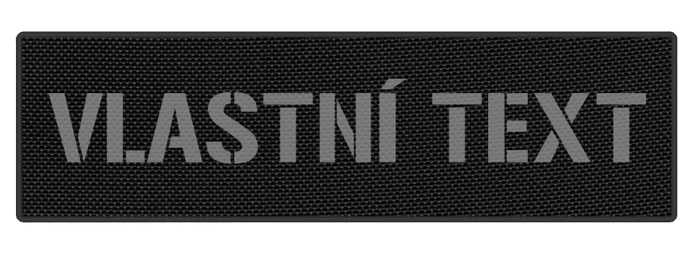 Nášivka VLASTNÍ TEXT 26 x 7,5 cm