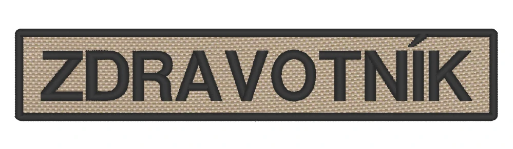 Nášivka ZDRAVOTNÍK 13 x 2,5 cm 