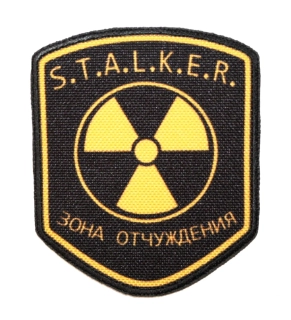 Nášivka Stalker vyloučená zóna