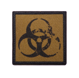 Nášivka malá biohazard coyot