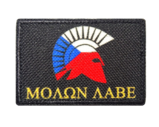 Nášivka malá Molon labe vlajka ČR