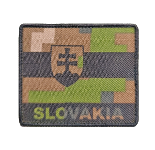 Nášivka vlajka Slovensko s nápisem Slovakia vz 07