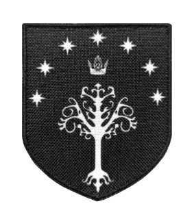 Nášivka Gondor Královský bílý strom