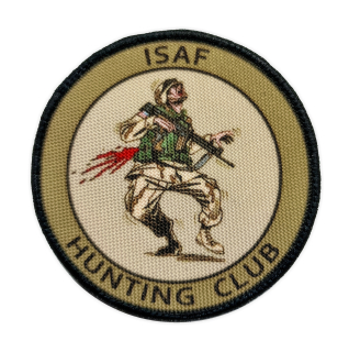Nášivka ISAF hunting club