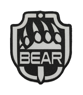 Nášivka erb Escape from Tarkov Bear černá