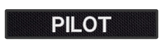 Nášivka PILOT 13 x 2,5 cm