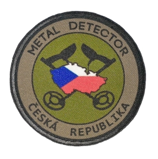 Nášivka METAL DETECTOR ČESKÁ REPUBLIKA