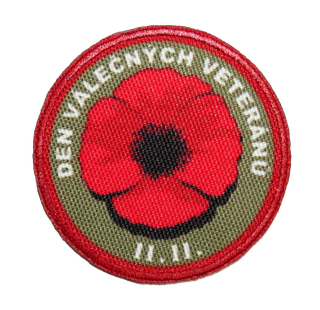 Nášivka DEN VÁLEČNÝCH VETERÁNŮ 11. 11. oliv