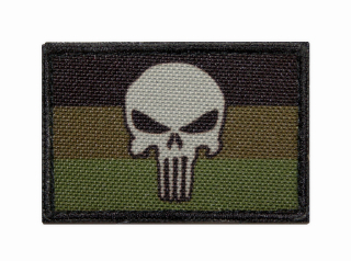 Nášivka vlajka Německo punisher oliv
